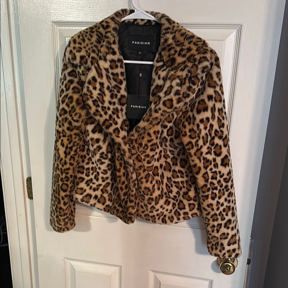 Parisian Leopard Print Women's Jacket